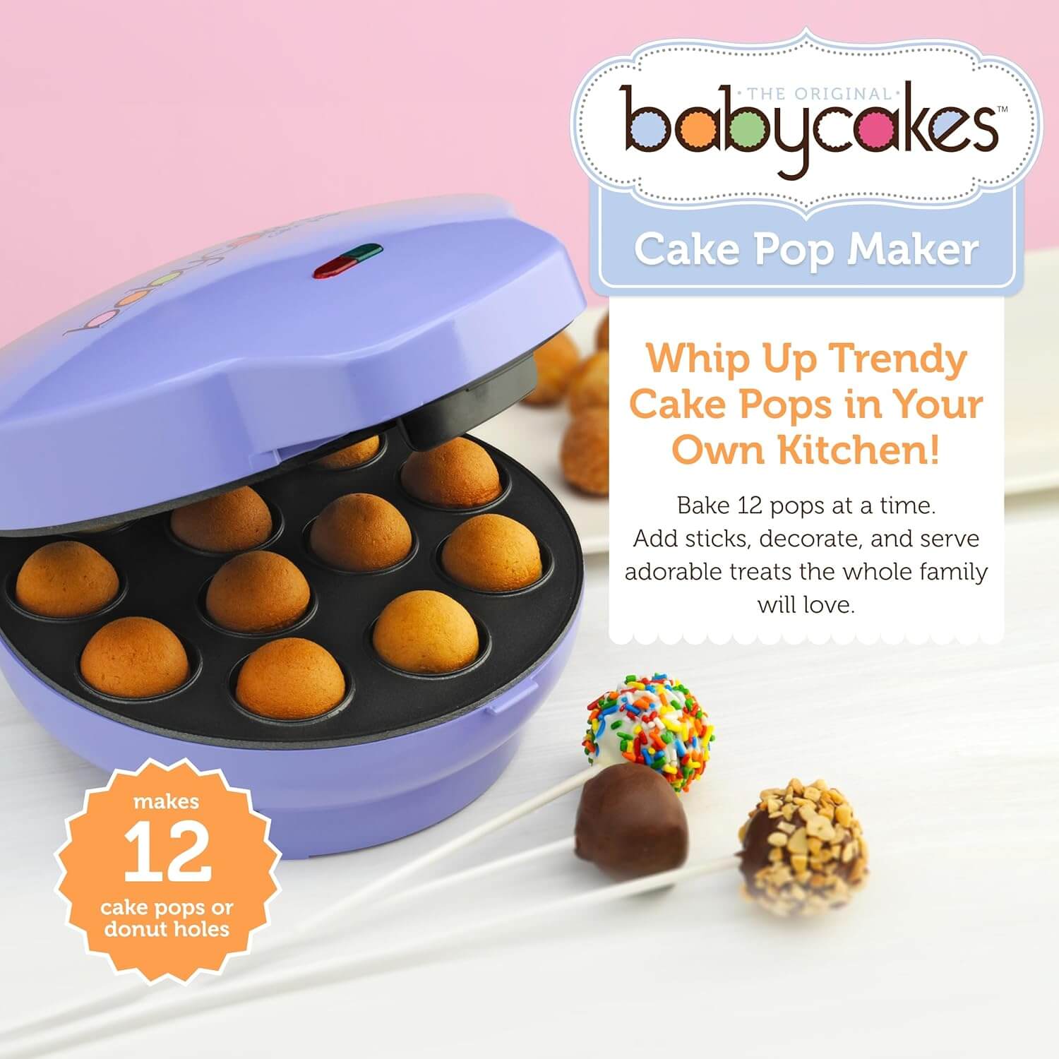 Babycakes Multi-Treat Baker, Electric Cake Pop Makers