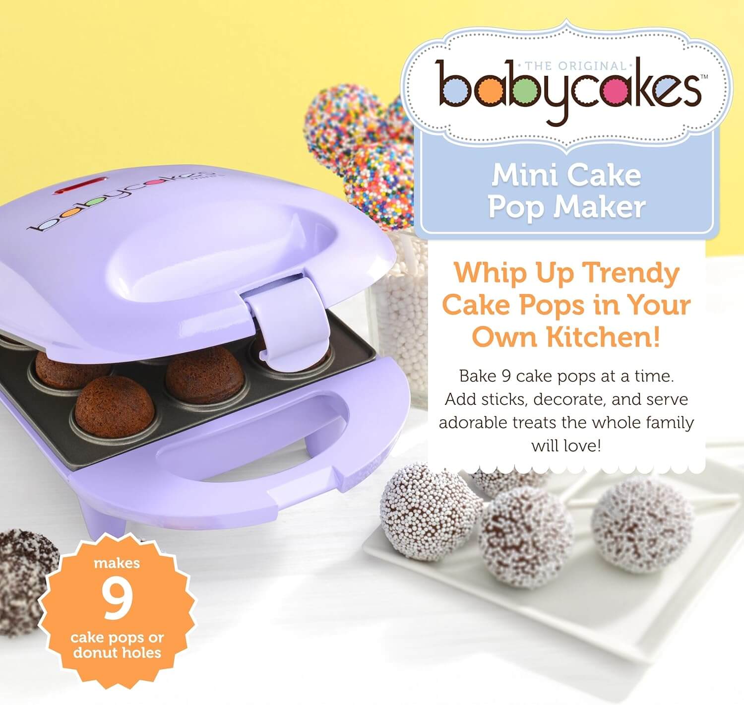 Babycakes Multi-Treat Baker, Electric Cake Pop Makers